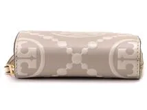 Tモノグラム コントラスト　エンボスバイフォールドウォレット TORY BURCH 財布 Tモノグラム コントラスト エンボス バイ