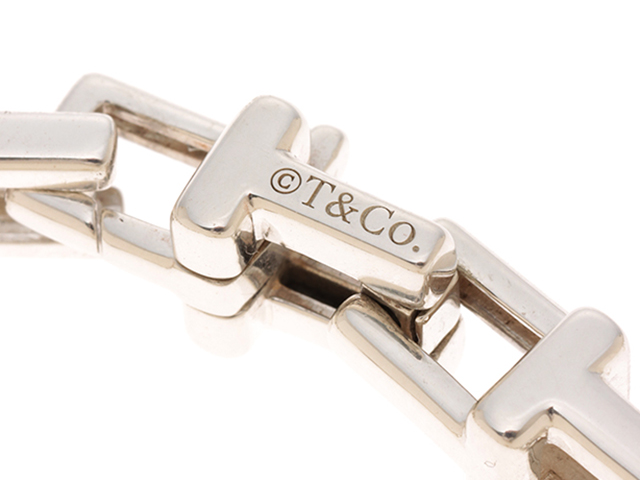 TIFFANY&CO ティファニー Tチェーンブレスレット シルバー925 TIFFANY&CO ティファニー Tチェーンブレスレット シルバー925