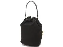 直営店買付☆PRADA☆デュエット Re-Nylon ショルダーバッグ PRADAプラダ デュエット Re-nylon ショルダーバッグ ブラック