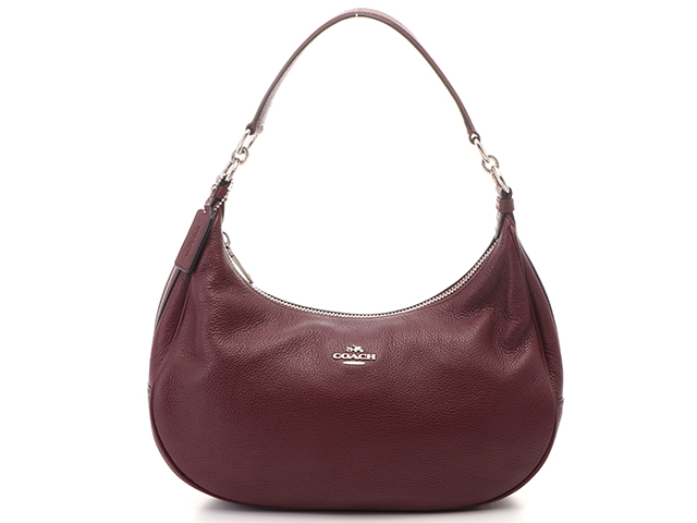 COACH コーチ２ｗａｙショルダーバッグ ボルドー レザー 2141300391387