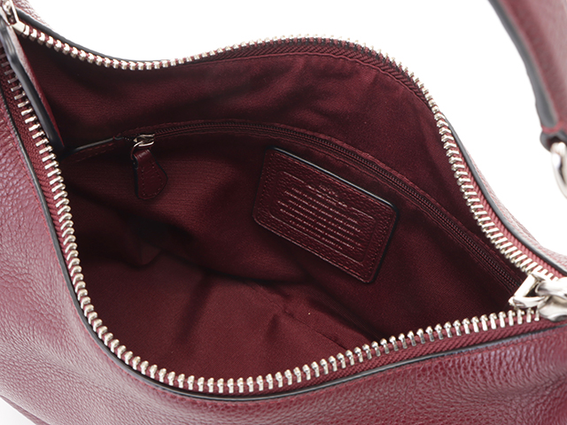 COACH コーチ2wayショルダーバッグ ボルドー レザー 2141300391387