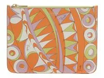 EMILIO PUCCI エミリオプッチ フラットポーチ オレンジ・ライト