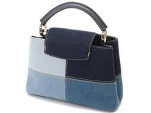LOUIS VUITTON ルイ ヴィトン カプシーヌBB デニムパッチワーク