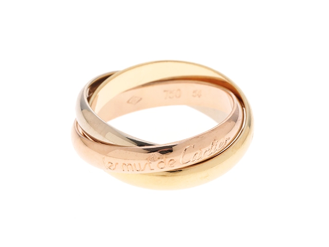 Cartier カルティエ トリニティリング 3カラー K18イエローゴールド  