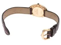 Cartier カルティエ ベニュワール SM W1544956 18RG/革 腕時計 レディース アイボリー文字盤（2141300409235）【200】