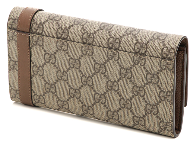 GUCCI グッチ 財布 GGスプリーム ZIP長財布 309760 ベージュ