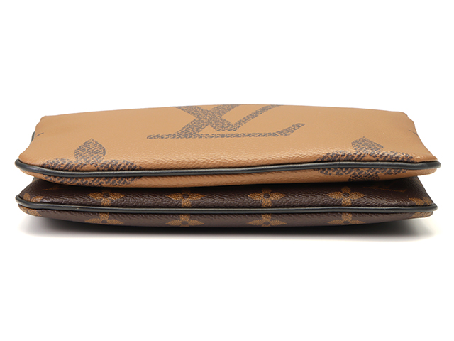 LOUIS VUITTON ルイ・ヴィトン ポシェット・ドゥ―ブル・ジップ