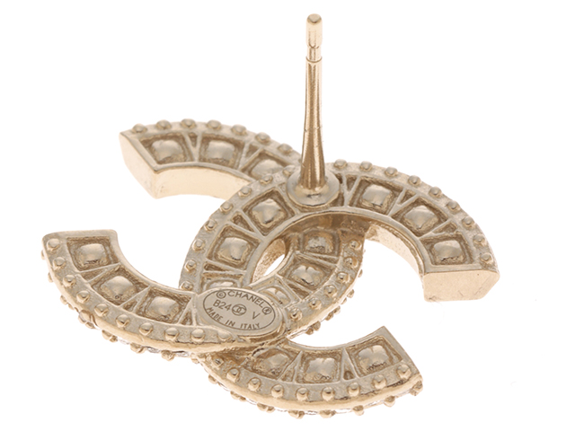 CHANEL シャネル ココマークピアス メタル ゴールド金具