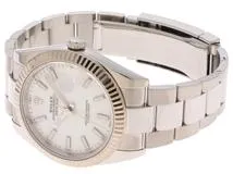 ランダム番2022年4月　ROLEX　ロレックス　デイトジャスト41　126334　ホワイト　WG/SS　メンズ　自動巻き　2141300420247【432】