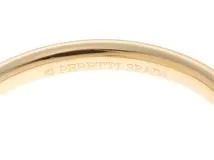 TEFFANY＆CO　ティファニー　カーブドバンド　リング　指輪　YG　イエローゴールド　1P　ダイヤモンド　16.5号　【460】2141300421176