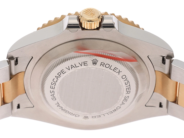 2019年9月並行品 ROLEX ロレックス 腕時計 シードゥエラー オイスタースチール/K18イエローゴールド/セラミック ブラック文字盤 自動巻き【472】SJ