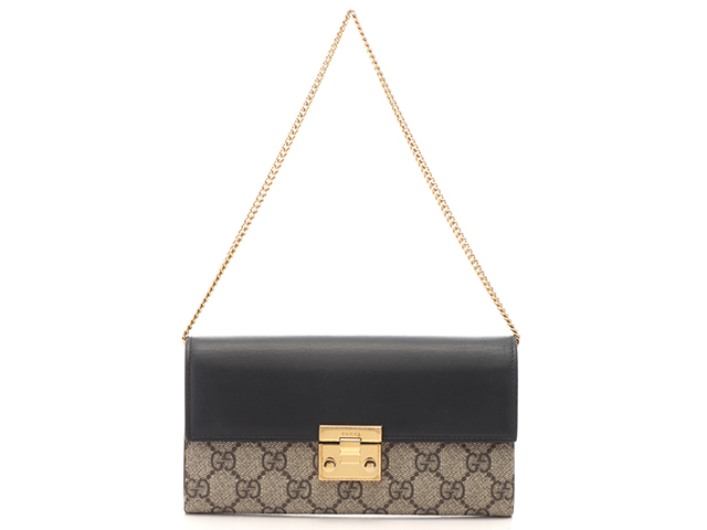 【送料無料】GUCCI 長財布 453506 楽天市場】グッチ GUCCI パドロック チェーンウォレット 453506 二
