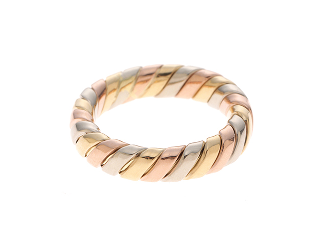 【超お買い得!】 BVLGARI 5.6g K18YG/WG/PG※ 3カラー リング トゥボガス ブルガリ その他