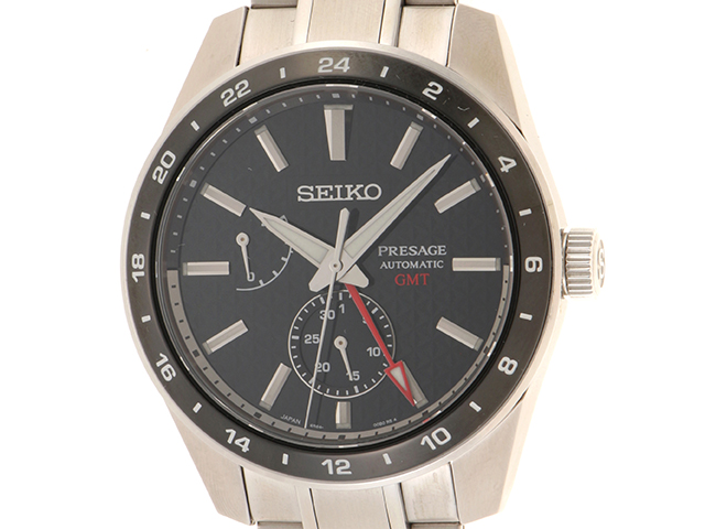 SEIKO セイコー プレザージュGMT SARF005 セイコーグローバルブランドコアショップ専用モデル SS ステンレススチール オートマチック  【460】2141300424078 の購入なら「質」の大黒屋（公式）