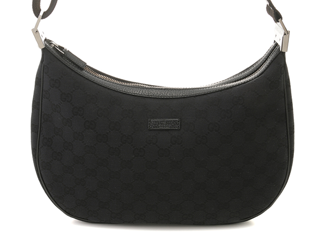 GUCCI グッチ GGショルダーバッグ ブラック キャンバス/レザー 122790 【434】2141300424474  の購入なら「質」の大黒屋（公式）