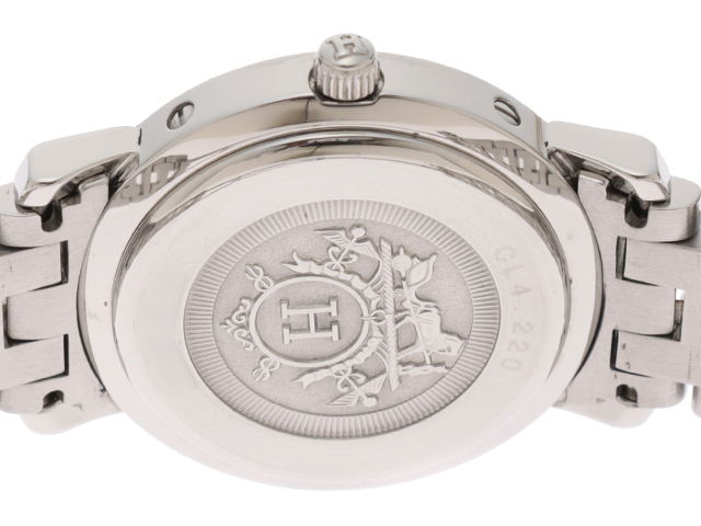 HERMES エルメス レディース 時計 CL4.220 クリッパーコンビ