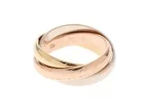 Cartier カルティエ トリニティ リング K18 YG WG PG ＃50 7.2g