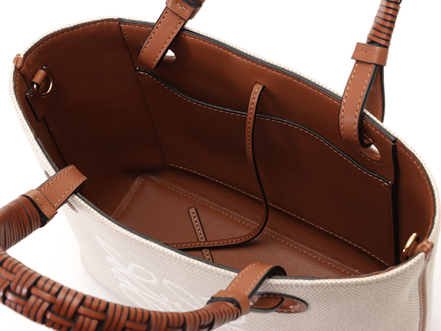 LOEWEロエベ アナグラム トートバッグ キャンバス レザー LOEWE ロエベ アナグラム トートバッグ 2WAYバッグ キャンバス