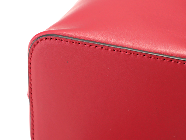 FENDI フェンディ モントレゾール モンスター レッド レザー