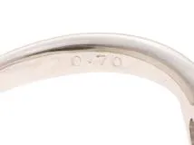 JEWELRY　ノンブランドジュエリー　貴金属・宝石　リング　プラチナ900　ダイヤモンド0.70ct 　4.5g　＃11　2141300431687　【205】
