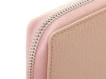 GUCCI　グッチ　長財布　ダブルG　ジップアラウンド　ウォレット　ピンク　レザー　456117【472】HG