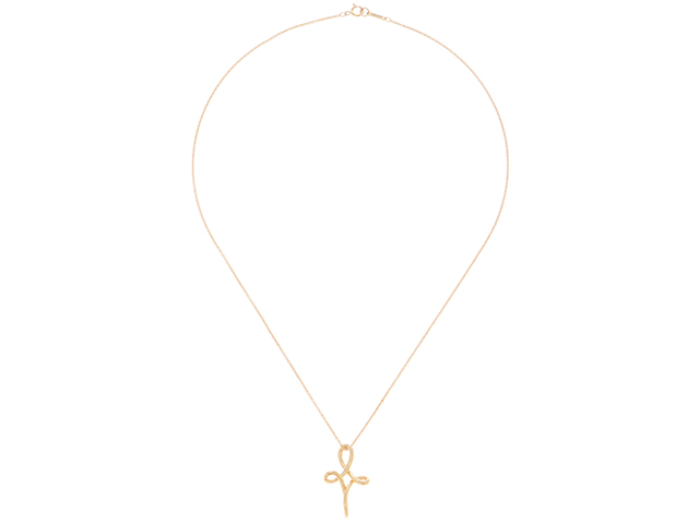 TIFFANY＆CO ティファニー オープンクロス ネックレス K18