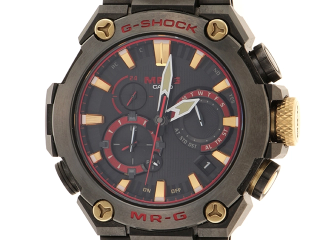 CASIO カシオ G-SHOCK ジーショック MRG-B2000B-1A4JR 電波ソーラー メンズ 赤備え Bluetooth チタン  （2141300434411）【200】 の購入なら「質」の大黒屋（公式）