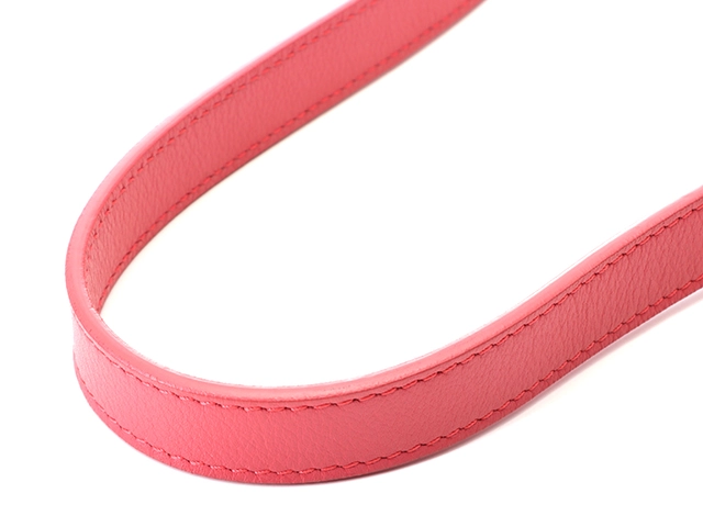 Chanel　シャネル　バッグ　Ｖステッチ　２ｗａｙチェーンショルダー　ピンク／ＧＰ　レザー　2141300436453【437】