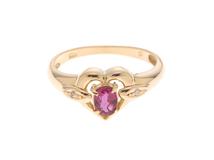 JEWELRY ノンブランドジュエリー リング 10.5号 K18/トルマリン/ダイヤモンド/重さ約2.3g【472】YY