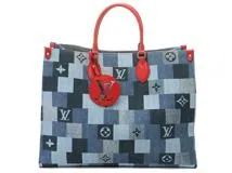LOUIS VUITTON ルイヴィトン オンザゴーGM モノグラム・デニム 