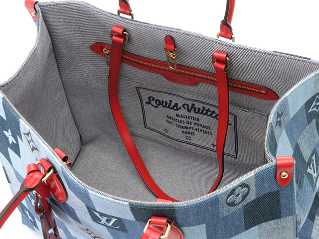 LOUIS VUITTON ルイヴィトン オンザゴーGM モノグラム・デニム  