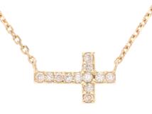 agete　アガット　貴金属・宝石　リング　K18イエローゴールド　ダイヤモンド0.07ct　約1.7g　2141300443994　【205】