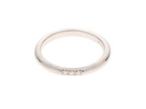 TIFFANY＆CO　ティファニー　クラシックバンド　リング　PT950　プラチナ　6.5号　ダイヤモンド　約3.0g【433】2141300446650