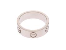 Cartier　カルティエ　ラブリング　K18WG　ホワイトゴールド　7.0g　#51　2141300447831　【432】
