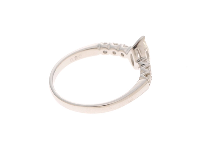 JEWELRY　ジュエリー　リング　PT900プラチナ　＃12　ダイヤモンド0.336/0.20 　約3.3g　2141300448524【208】