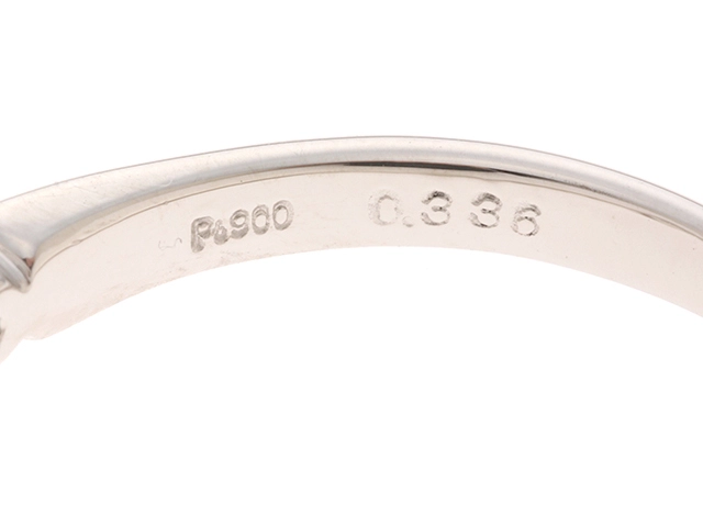 JEWELRY　ジュエリー　リング　PT900プラチナ　＃12　ダイヤモンド0.336/0.20 　約3.3g　2141300448524【208】