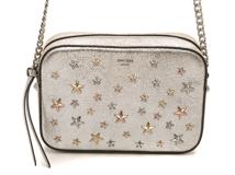 JIMMY CHOO　ジミーチュウ　スタースタッズ ララバイ　ショルダーバッグ　シルバー　2141300448623【207】