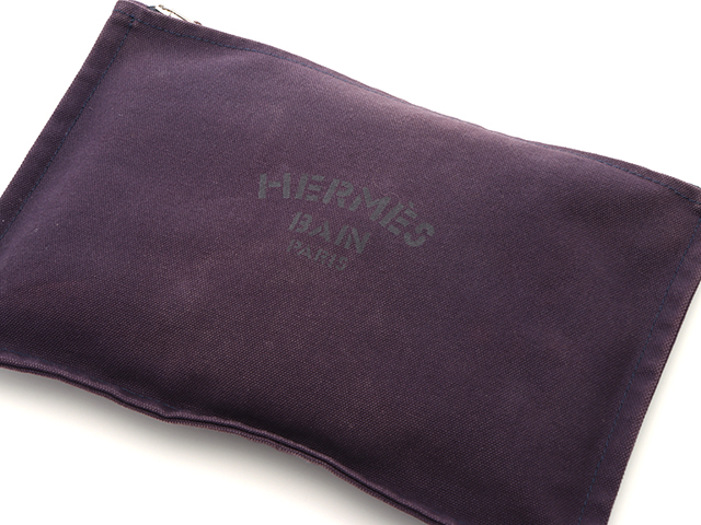 HERMESエルメス ヨッティング GM フラットポーチ Yochting Pouch