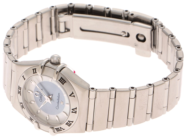 OMEGA　オメガ　時計　コンステレーション・ミニ　1562.84 　ブルー/ホワイトシェル文字盤　ステンレススチール　クォーツ　レディース