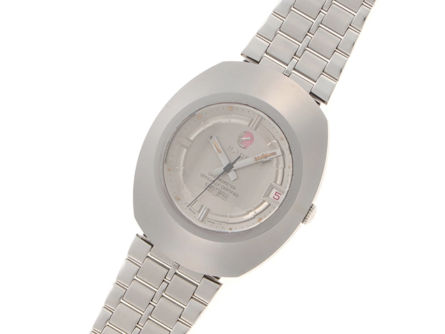 現状販売　RADO　ラドー　ダイヤスター　シルバー文字盤　ステンレススチール　自動巻き　メンズ時計　2141300449514【207】