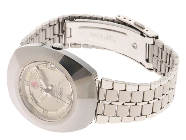 現状販売　RADO　ラドー　ダイヤスター　シルバー文字盤　ステンレススチール　自動巻き　メンズ時計　2141300449514【207】