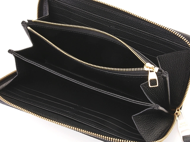 LOUIS VUITTON ルイヴィトン 長財布 ジッピー・ウォレット バイカラー モノグラム・アンプラント ブラック ベージュ M80481【473】