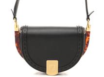 FENDI　フェンディ　ムーンライト 　ショルダーバッグ 　ブラック 　レザー/プレ騎士ガラス　8BT346　2141300450565　【437】