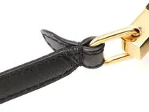 FENDI　フェンディ　ムーンライト 　ショルダーバッグ 　ブラック 　レザー/プレ騎士ガラス　8BT346　2141300450565　【437】