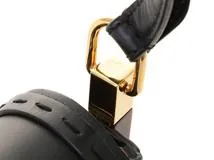 FENDI　フェンディ　ムーンライト 　ショルダーバッグ 　ブラック 　レザー/プレ騎士ガラス　8BT346　2141300450565　【437】