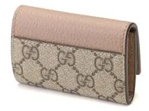 【極美品】GUCCI グッチ　ダブルG キーケース 6連 現行モデル グッチ キーケース ダブルG 6連キーケース レザー 456118 GUCCI