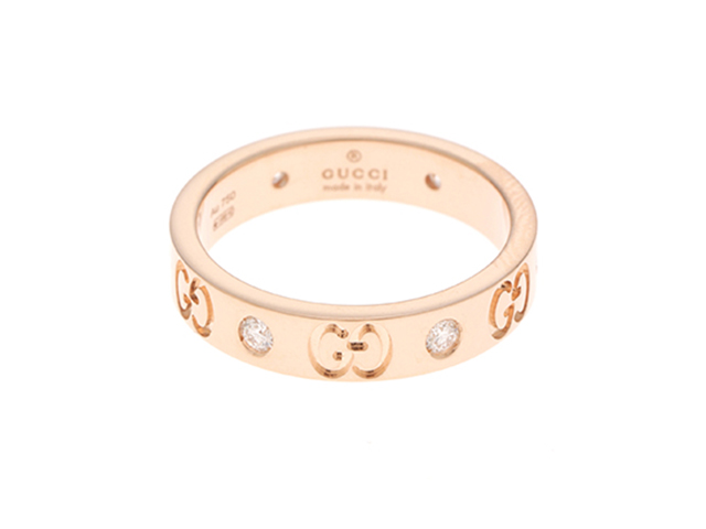 GUCCI グッチ アイコンリング 18金ピンクゴールド 18KPG