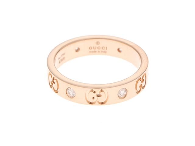 GUCCI グッチ アイコンリング 18金ピンクゴールド 18KPG