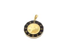JEWELRY ノンブランドジュエリー ツバルエンジェル金貨 ペンダントトップ  QUEEN ELIZABETH II TUVALU 2022 $3 1/25 OZ 9999 GOLD K18  ガラス【460】2141300452262