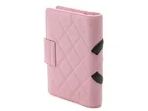 【美品】CHANEL カーボンライン♡大きめココマーク×ベビーピンク♡レアカラー CHANEL シャネル 長財布 w1 ピンク カンボンライン ココマーク